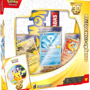 Pokémon TCG — Celebração 30 Anos: Coleção com Pôster